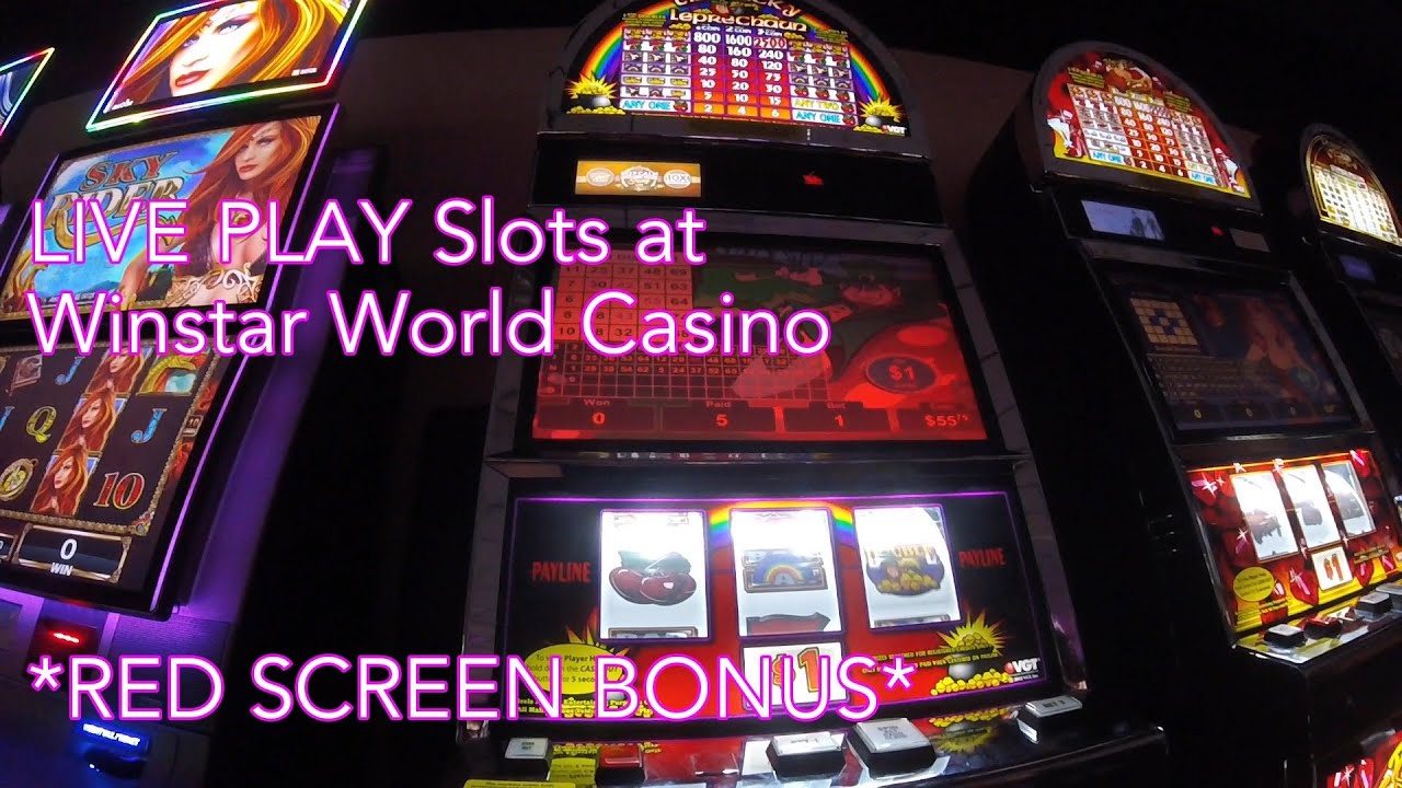 **RED SCREEN BONUS** Slot Play at Winstar World Casino - YouTube