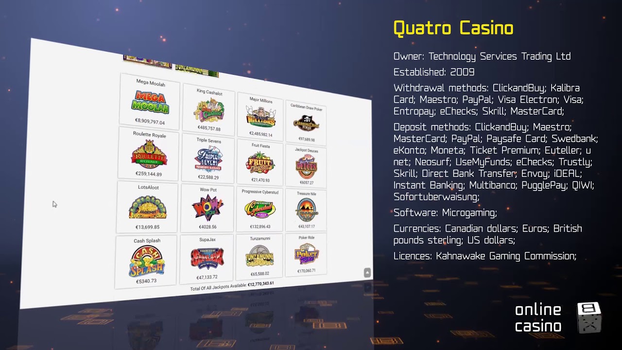 Quatro Casino - Captain Casinos
