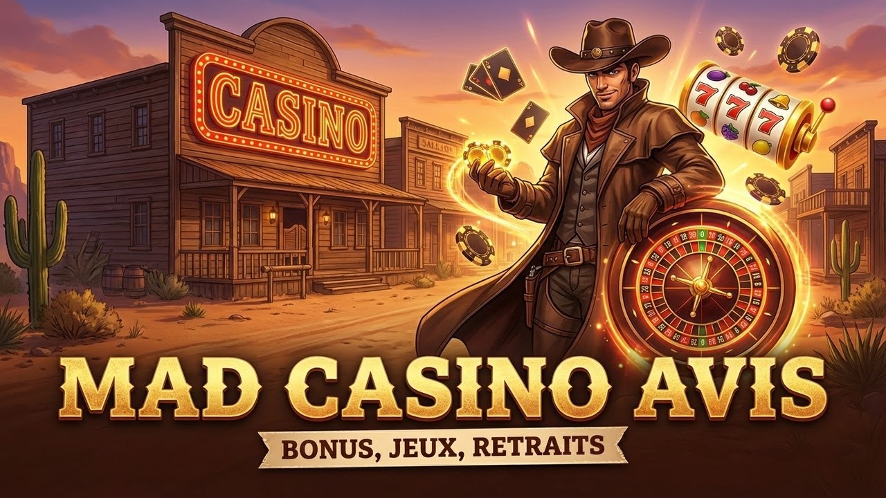Mad Casino Avis 2026 🎰 Bonus exclusif, Jeux et Retraits