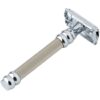 Double Edge Butterfly Safety Razor SBF-11 Silver - Image 4