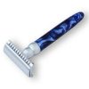 Safety Razor PLATINUM-73 BLUE OPEN COMB