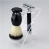 Acrylic Razor & Brush Stand SA-05 BLACK - Image 2