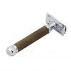 Double Edge Safety Razor (2 pieces razor)(twister)T-121 Gold Black - Image 2