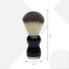 Shaving brush SBB-12, (Black) (Synthetic hair) - Image 5