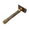 Double Edge Safety Razor SHD-27(ANTIQUE BRASS) close comb - Image 3