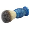 Pearl shaving brush for men extra soft synthetic bristles SBB-A11 Blue - Image 3