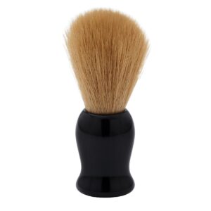 Pearl shaving Brush for men synthetic bristles & Black Resin Handle SBB-14 Black