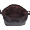 Pearl Leather Travel Cosmetic Bag SLB-02Brown - Image 3