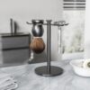 Razor & brush Holder Stand SST-05 Full Black - Image 5