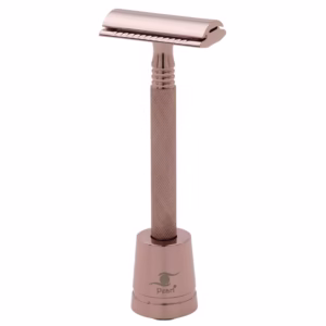 Double Edge safety   SS-01 with stand  Blush Wine