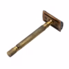 Double Edge safety SS-01 with stand Antique Brass - Image 4