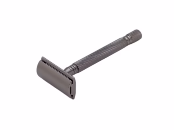 Double Edge safety   SS-01 with stand (Graphite Black) - Image 3