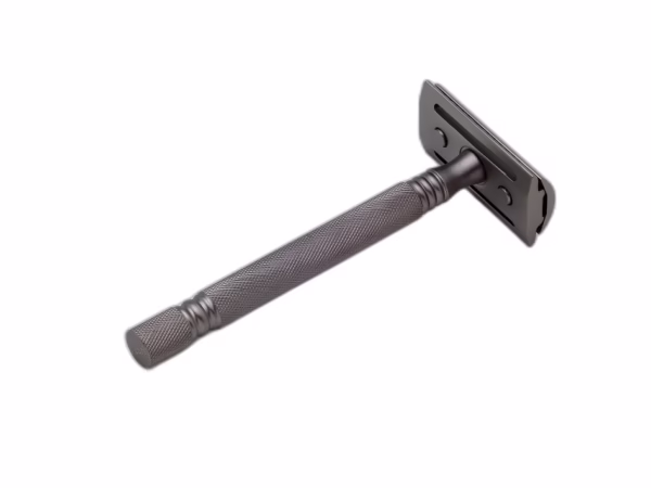 Double Edge safety   SS-01 with stand (Graphite Black) - Image 4