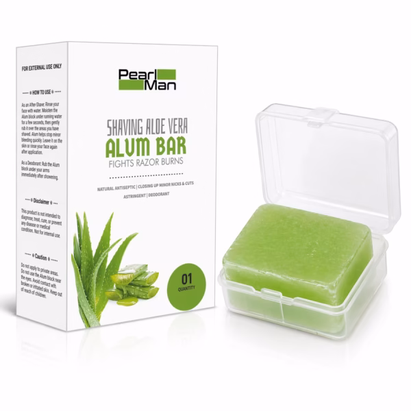 Aloe Vera Alum bar green 100g Pack of 1